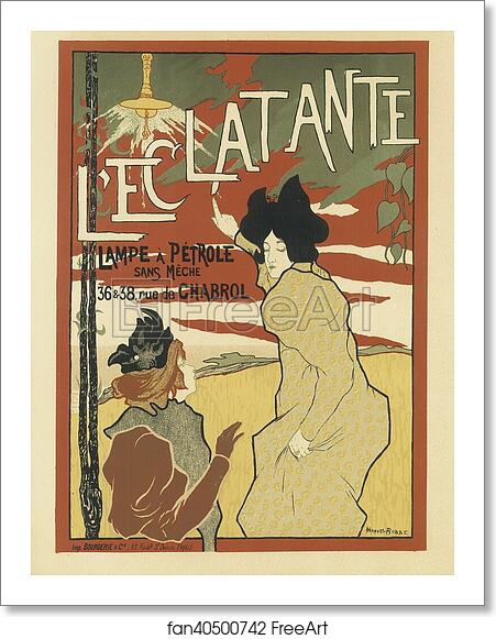 Free art print of La Lampe à Pétrole "l'Éclatante". by Manuel Robbe
