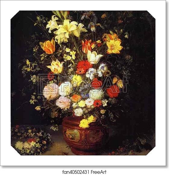 Free art print of Bouquet of Flowers by Jan Brueghel The Elder Free art print of Bouquet of Flowers by Jan Brueghel The Elder