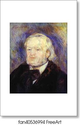 Free art print of Portrait of Richard Wagner by Pierre-Auguste Renoir Free art print of Portrait of Richard Wagner by Pierre-Auguste Renoir