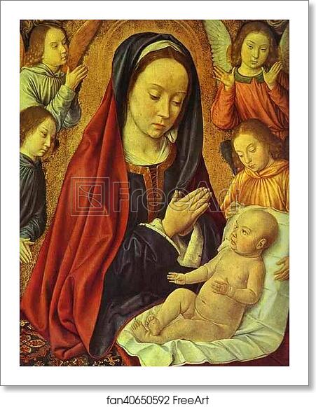 Free art print of The Virgin Surrounded by Angels by Jean Hey, Master Of Moulins Free art print of The Virgin Surrounded by Angels by Jean Hey, Master Of Moulins