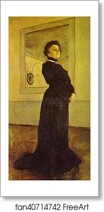 Free art print of Portrait of the Actress Maria Yermolova by Valentin Serov Free art print of Portrait of the Actress Maria Yermolova by Valentin Serov