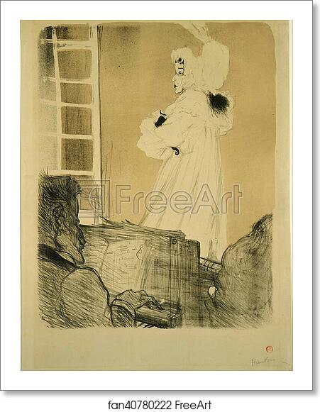 Free art print of Miss May Belfort (State I) by Henri De Toulouse-Lautrec