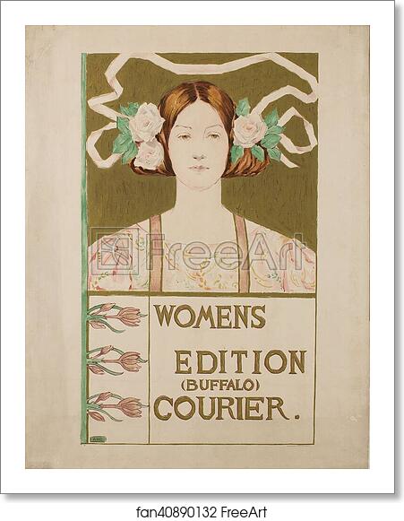 Free art print of La 'Women's edition Buffalo Courier'. by Alice Russell Glenny Free art print of La 'Women's edition Buffalo Courier'. by Alice Russell Glenny