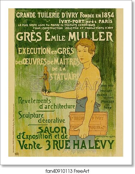 Free art print of La "Grande Tuilerie d'Ivry" (Usine Émile Muller). by Alexandre Charpentier Free art print of La "Grande Tuilerie d'Ivry" (Usine Émile Muller). by Alexandre Charpentier