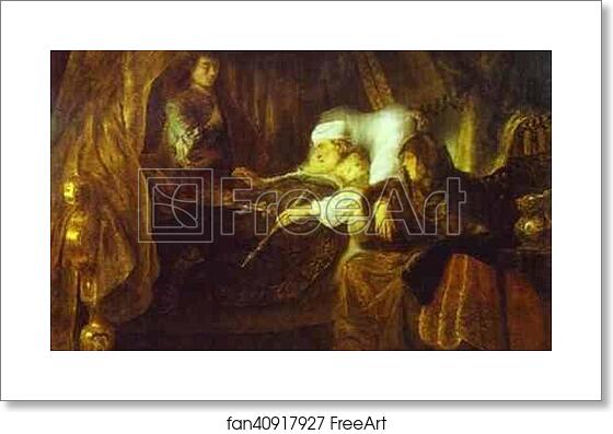 Free art print of David's Dying Charge to Solomon by Ferdinand Bol Free art print of David's Dying Charge to Solomon by Ferdinand Bol