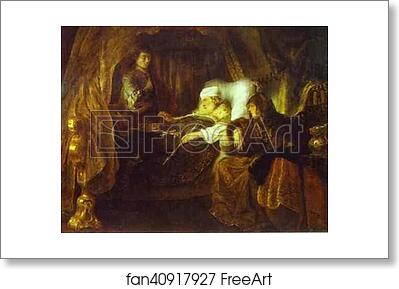 Free art print of David's Dying Charge to Solomon by Ferdinand Bol Free art print of David's Dying Charge to Solomon by Ferdinand Bol