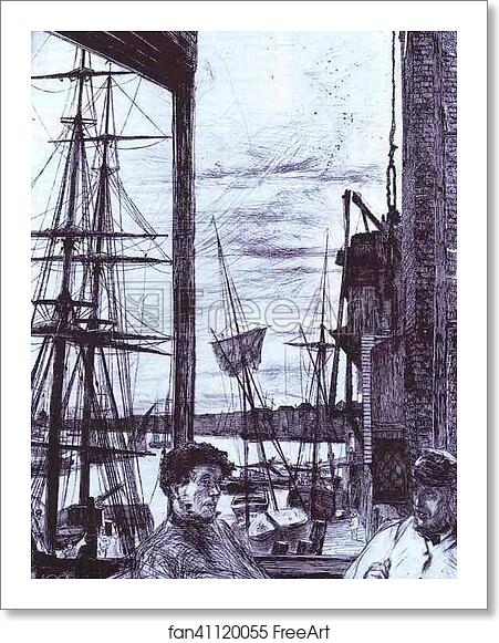 Free art print of Rotherhithe by James Abbott Mcneill Whistler Free art print of Rotherhithe by James Abbott Mcneill Whistler