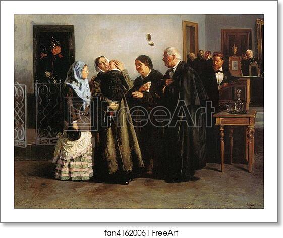 Free art print of Exonerated by Vladimir Makovsky