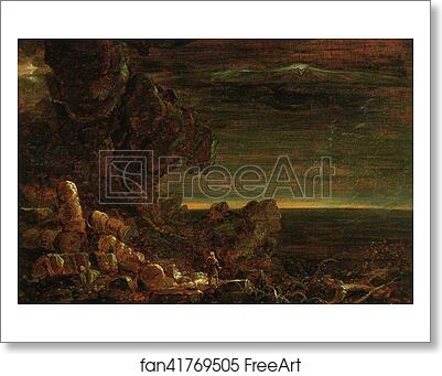 Free art print of The Pilgrim of the World at the End of His Journey by Thomas Cole Free art print of The Pilgrim of the World at the End of His Journey by Thomas Cole