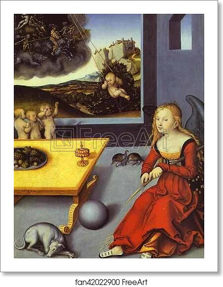 Free art print of The Melancholy by Lucas Cranach The Elder Free art print of The Melancholy by Lucas Cranach The Elder