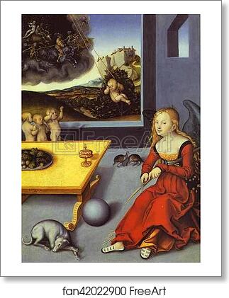 Free art print of The Melancholy by Lucas Cranach The Elder