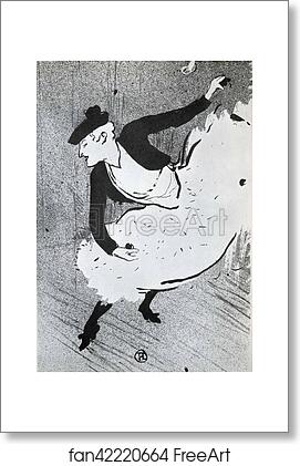 Free art print of Edmee Lescot, en Danseuse Espagnole / Edmee Lescot as a Spanish Dancer by Henri De Toulouse-Lautrec