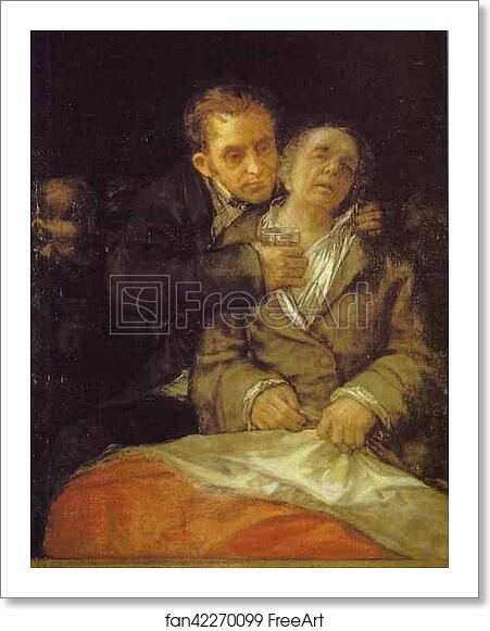 Free art print of Self-Portrait with Dr. Arrieta by Francisco De Goya Y Lucientes Free art print of Self-Portrait with Dr. Arrieta by Francisco De Goya Y Lucientes