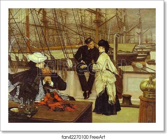 Free art print of The Captain and the Mate by Jacques Joseph Tissot (A.K.A. James Tissot) Free art print of The Captain and the Mate by Jacques Joseph Tissot (A.K.A. James Tissot)