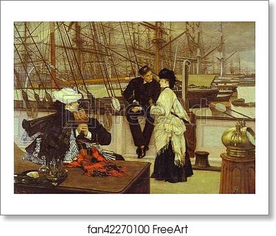 Free art print of The Captain and the Mate by Jacques Joseph Tissot (A.K.A. James Tissot)