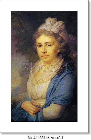 Free art print of Portrait of E. I. Nekludova by Vladimir Borovikovsky Free art print of Portrait of E. I. Nekludova by Vladimir Borovikovsky