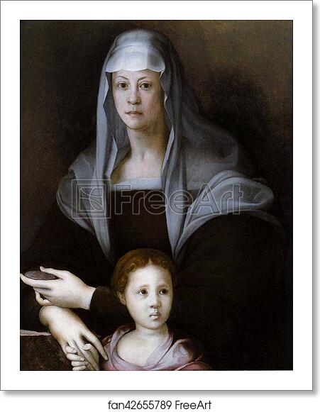 Free art print of Portrait of Maria Salviati with Giulia de' Medici by Jacopo Carrucci, Known As Pontormo Free art print of Portrait of Maria Salviati with Giulia de' Medici by Jacopo Carrucci, Known As Pontormo