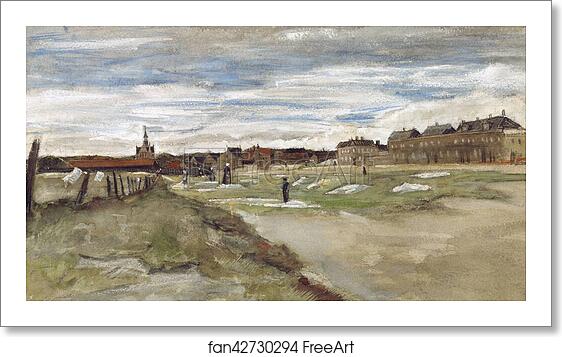Free art print of Bleaching Ground at Scheveningen by Vincent Van Gogh Free art print of Bleaching Ground at Scheveningen by Vincent Van Gogh
