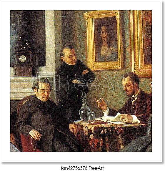 Free art print of A Reading. Detail by Vladimir Makovsky Free art print of A Reading. Detail by Vladimir Makovsky