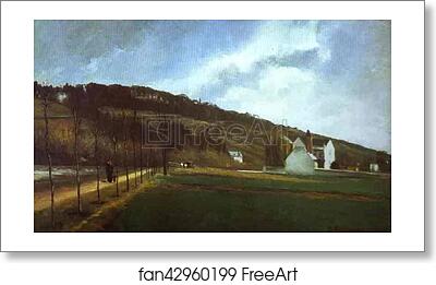 Free art print of Bords de la Marne en hiver by Camille Pissarro Free art print of Bords de la Marne en hiver by Camille Pissarro