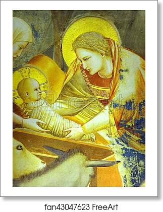 Free art print of The Nativity and Adoration of the Shepherds. Detail by Giotto Free art print of The Nativity and Adoration of the Shepherds. Detail by Giotto