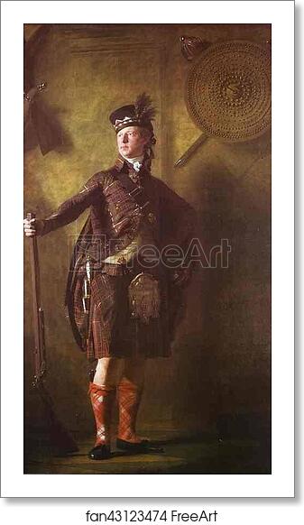 Free art print of Portrait of Colonel Alasdair Mcdonnell of Glengarry by Sir Henry Raeburn