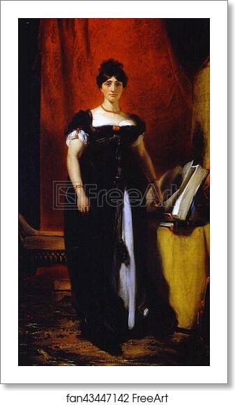 Free art print of Portrait of Sarah Siddons by Sir Thomas Lawrence Free art print of Portrait of Sarah Siddons by Sir Thomas Lawrence