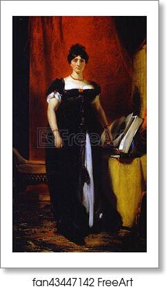 Free art print of Portrait of Sarah Siddons by Sir Thomas Lawrence