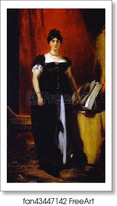 Free art print of Portrait of Sarah Siddons by Sir Thomas Lawrence Free art print of Portrait of Sarah Siddons by Sir Thomas Lawrence