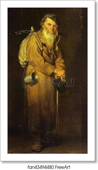 Free art print of Wanderer by Vasily Perov Free art print of Wanderer by Vasily Perov