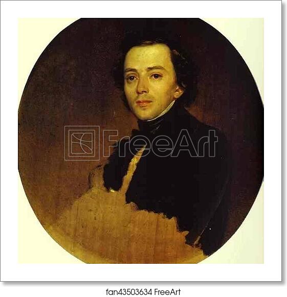 Free art print of Portrait of V. V. Samoilov by Karl Brulloff Free art print of Portrait of V. V. Samoilov by Karl Brulloff