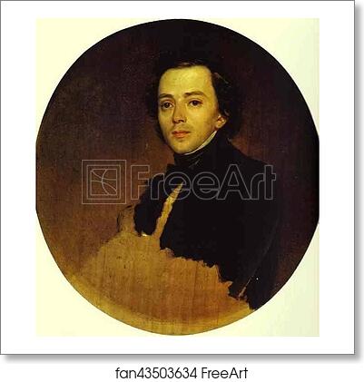 Free art print of Portrait of V. V. Samoilov by Karl Brulloff Free art print of Portrait of V. V. Samoilov by Karl Brulloff