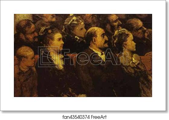 Free art print of French Theatre by Honoré Daumier Free art print of French Theatre by Honoré Daumier