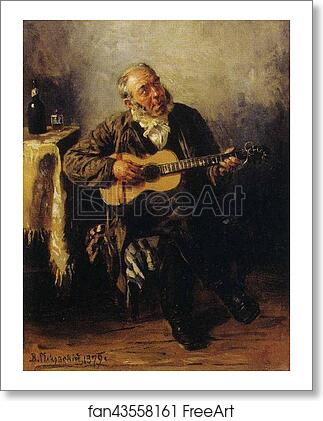 Free art print of Guitarist by Vladimir Makovsky
