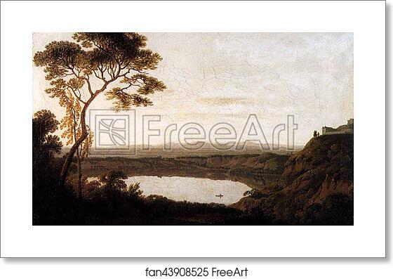 Free art print of Lake Albano by Joseph Wright Of Derby Free art print of Lake Albano by Joseph Wright Of Derby