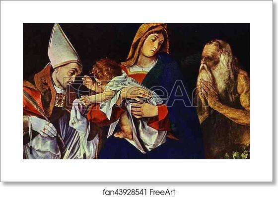 Free art print of Holy Conversation by Lorenzo Lotto Free art print of Holy Conversation by Lorenzo Lotto