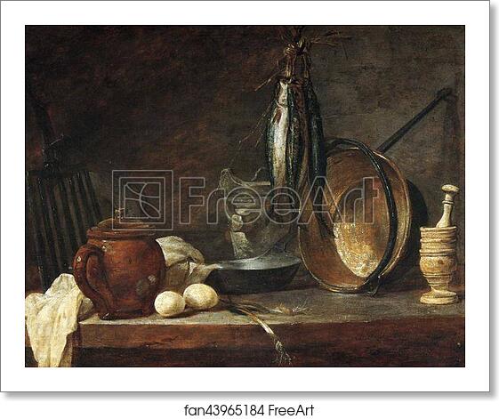 Free art print of The Fast Day Meal by Jean-Baptiste-Simeon Chardin Free art print of The Fast Day Meal by Jean-Baptiste-Simeon Chardin