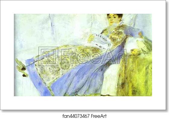 Free art print of Mme. Monet Reading "Le Figaro" by Pierre-Auguste Renoir Free art print of Mme. Monet Reading "Le Figaro" by Pierre-Auguste Renoir