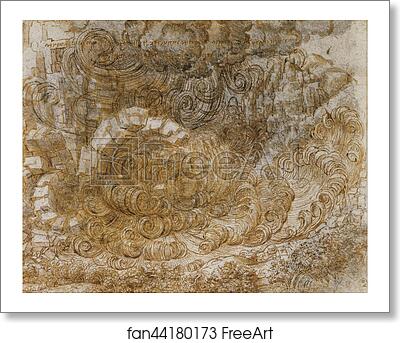 Free art print of A deluge by Leonardo Da Vinci Free art print of A deluge by Leonardo Da Vinci