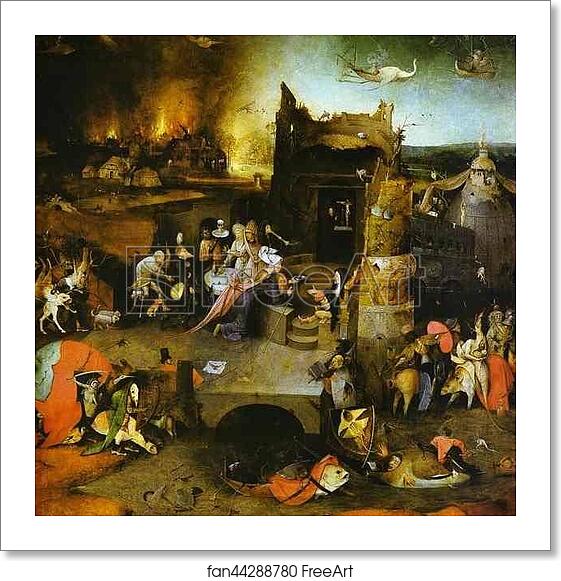 Free art print of Temptation of St. Anthony by Hieronymus Bosch Free art print of Temptation of St. Anthony by Hieronymus Bosch
