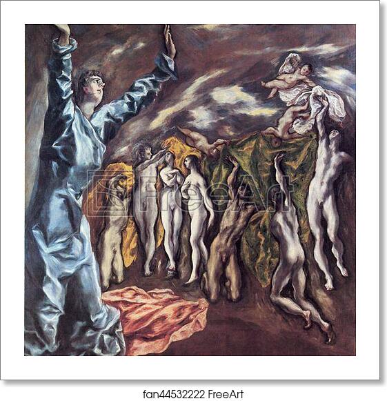 Free art print of Fifth Seal of the Apocalypse. (Vision of St.John) by El Greco Free art print of Fifth Seal of the Apocalypse. (Vision of St.John) by El Greco
