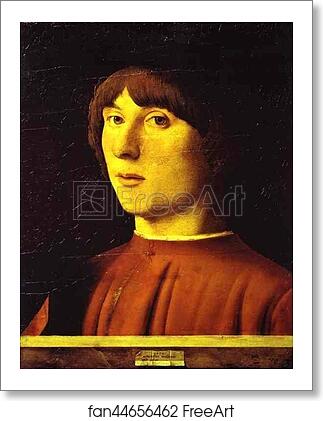 Free art print of A Young Man by Antonello Da Messina