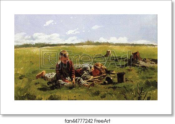 Free art print of Boys in a Field by Vladimir Makovsky Free art print of Boys in a Field by Vladimir Makovsky