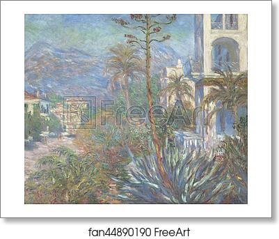 Free art print of Villas at Bordighera by Claude Monet Free art print of Villas at Bordighera by Claude Monet