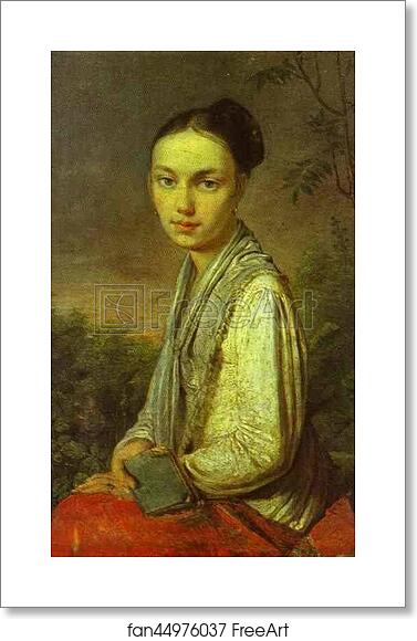 Free art print of Portrait of V. S. Putyatina by Alexey Venetsianov Free art print of Portrait of V. S. Putyatina by Alexey Venetsianov