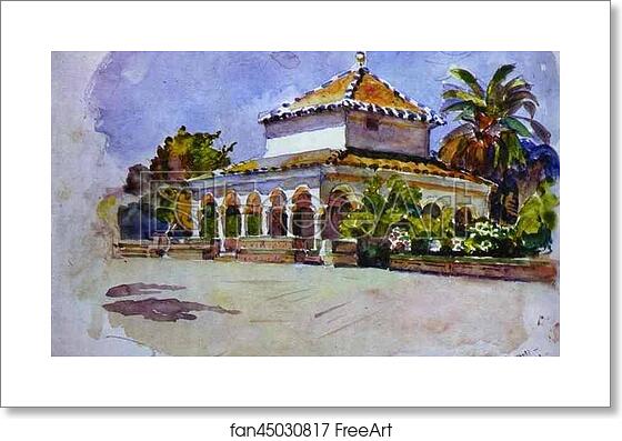 Free art print of Seville. Alcasar by Vasily Surikov Free art print of Seville. Alcasar by Vasily Surikov
