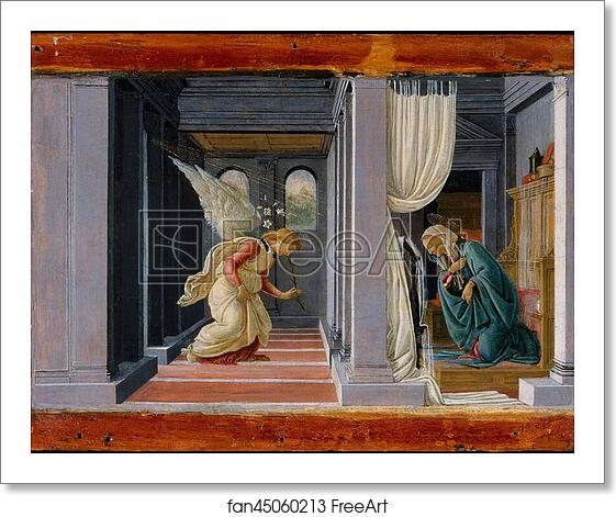Free art print of The Annunciation by Sandro Botticelli Free art print of The Annunciation by Sandro Botticelli