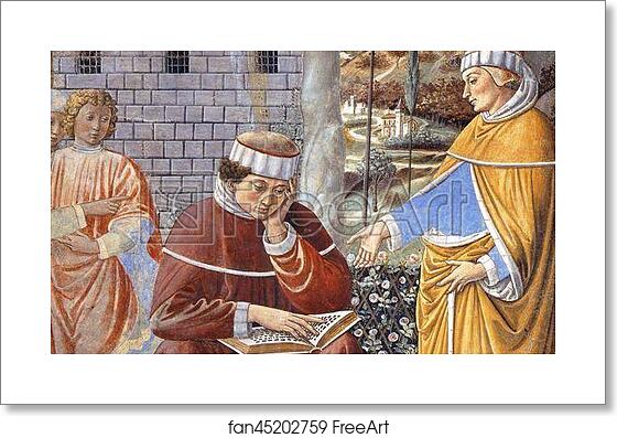 Free art print of St. Augustine Reading the Epistle of St. Paul. Detail by Benozzo Gozzoli Free art print of St. Augustine Reading the Epistle of St. Paul. Detail by Benozzo Gozzoli