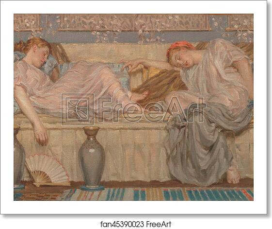 Free art print of Beads (study) by Albert Joseph Moore Free art print of Beads (study) by Albert Joseph Moore