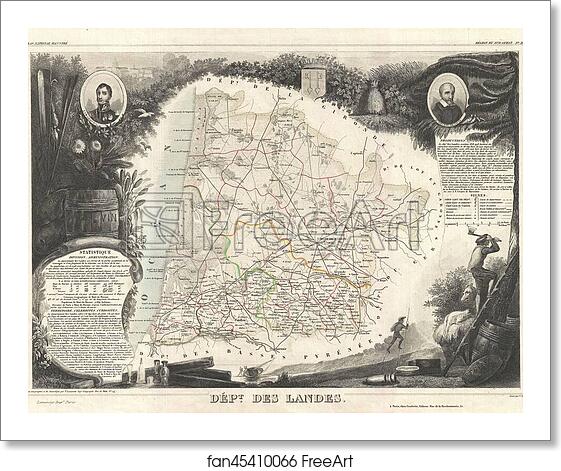 Free art print of Dept. des Landes by Victor Jules Levasseur Free art print of Dept. des Landes by Victor Jules Levasseur